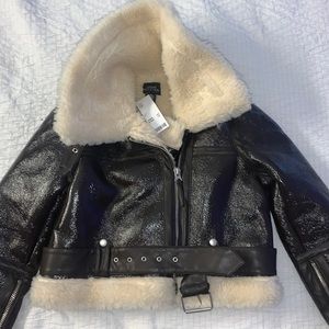 Urban outfitters Brown cropped jacket